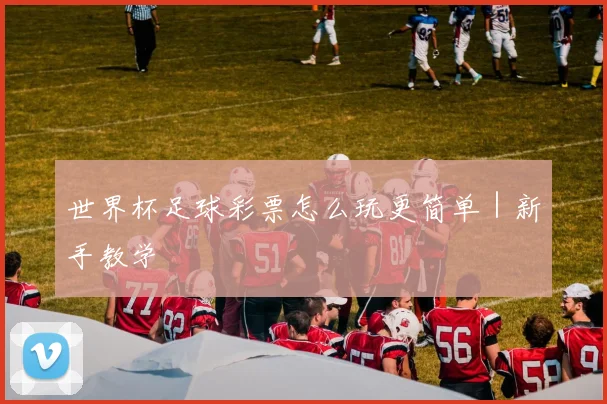 世界杯足球彩票怎么玩更简单｜新手教学